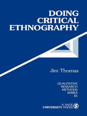 cover image of Doing Critical Ethnography